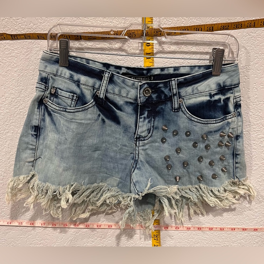 Vintage studded shorts
